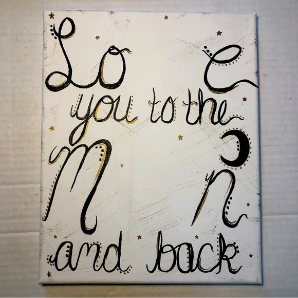 Kel Grizz Art | Hand Painted Canvas Art - DIY Child Handprint/Footprint Keepsake - Picture 1 of 7